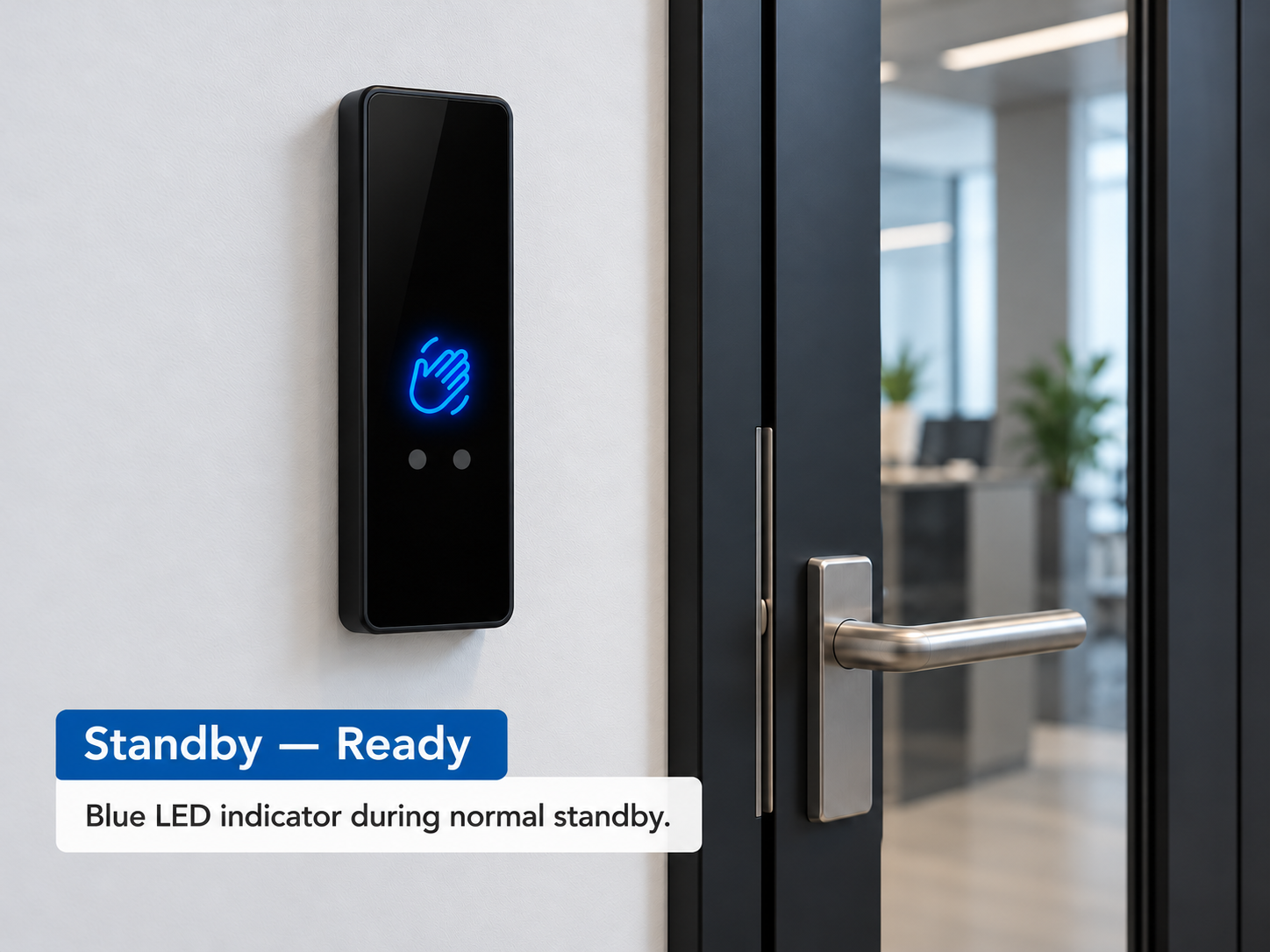 IR-T4B touchless exit button standby blue LED