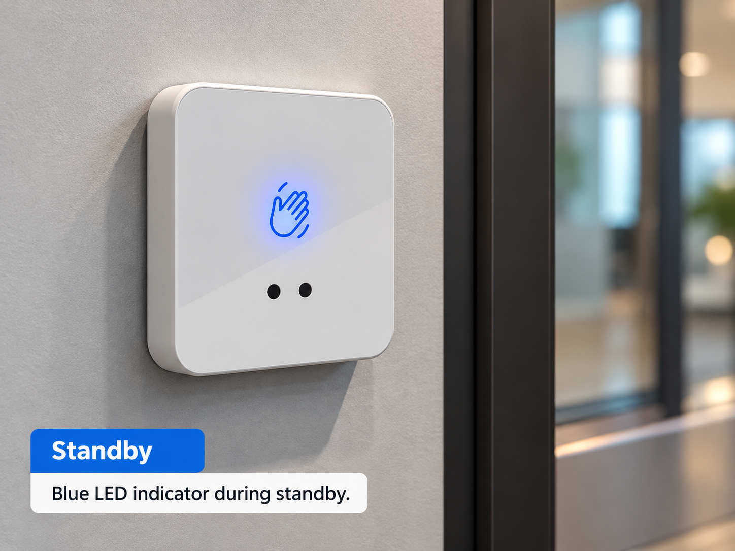IR-T8A touchless exit button standby blue LED