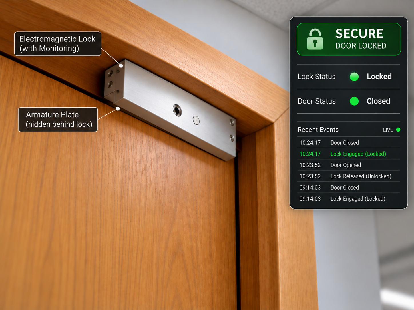 UL-275-SL-A power on door locked