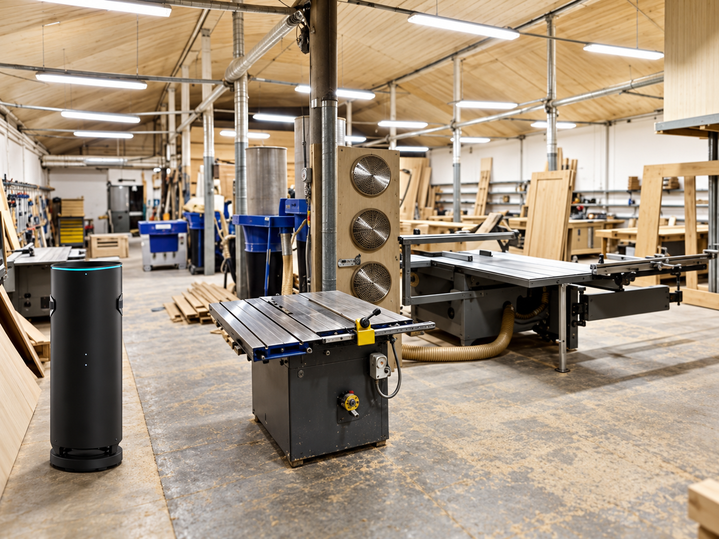 TYVOX Air Sterilizer in workshop environment
